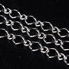 Silver Color Plated Iron Handmade Chains Figaro Chains Mother-Son Chains CHSM026Y-S-1