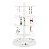 4 Tier Rotatable Plastic Earring Display Tree Stands ODIS-WH0038-41-1