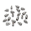Tarnish Resistant 304 Stainless Steel Cord Ends X-STAS-M242-12-2