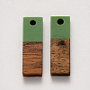 Resin & Walnut Wood Pendants RESI-S358-B-79O-2