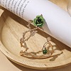 Alloy Rose Climber Wrap Around Stud Earrings for Women LS-EJEW-A096-01D-5
