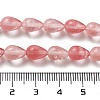 Cherry Quartz Glass Beads Strands G-B106-A01-01-5