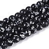 Baking Paint Glass Beads Strands DGLA-N015-6mm-10-1