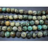 Natural African Turquoise(Jasper) Beads Strands TURQ-G037-12mm-1