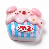 Pig Theme Opaque Resin Decoden Cabochons RESI-I057-A02-1