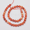 Natural Fire Crackle Agate Bead Strands G-K166-07F-8mm-10-2