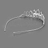 Fashionable Wedding Crown Rhinestone Hair Bands OHAR-S194-05-2