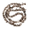 Natural Smoky Quartz Beads Strands G-P622-A01-01-3