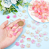 150Pcs Acrylic Bead Caps OACR-DC0001-31A-3