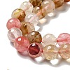 Cherry Quartz Glass Beads Strands G-P476-01D-01-4