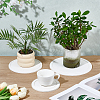 3Pcs 3 Styles Diatomaceous Earth Flower Pot  Pads DIY-OC0014-84B-4