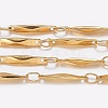 3.28 Feet Ion Plating(IP) 304 Stainless Steel link Chains X-CHS-K007-08G-1