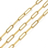 Brass & Stainless Steel Paperclip Chains CHS-XCP0001-05-3