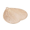 Iron Etched Metal Embellishments Pendants IFIN-Z0003-02KCG-2