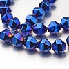 Electroplate Non-magnetic Synthetic Hematite Bead Strands G-F300-29B-05-1