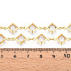 Brass Rhombus Link Chains CHC-N023-08A-G-3
