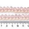 Baking Paint Transparent Glass Beads Strands DGLA-A034-J8MM-D04-4