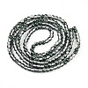 Baking Paint Transparent Glass Beads Strands DGLA-N011-4mm-07-2