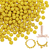 200Pcs Pave Disco Ball Beads RB-PH0001-41G-1