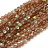 Synthetic Moonstone Beads Strands G-F142-8mm-04-1