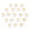 Opaque White Acrylic Beads MACR-YW0001-21A-7