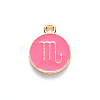 Alloy Enamel Pendants X-ENAM-S124-01B-03L-2