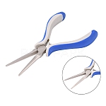 3 inch Carbon Steel Mini Pliers Round Nose Pliers, Polishing, Platinum,  75~80mm