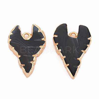 Natural Agate Pendants G-N326-122C-1
