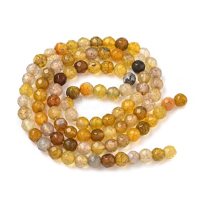 Natural Agate Beads Strands G-H302-A01-14-1