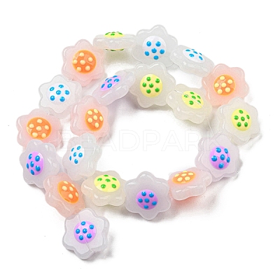 Glass Beads Strands LAMP-R145-01-1