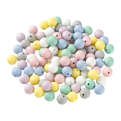 7 Colors Food Grade Eco-Friendly Silicone Beads SIL-LS0001-02B-1