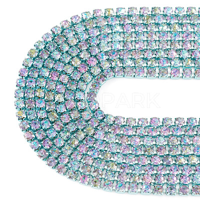4.8 Yards Iron Rhinestone Cup Chains CH-TA0001-10D-1