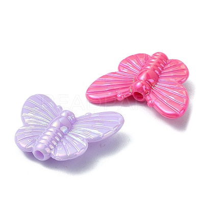 Opaque Acrylic Beads OACR-E033-03-1