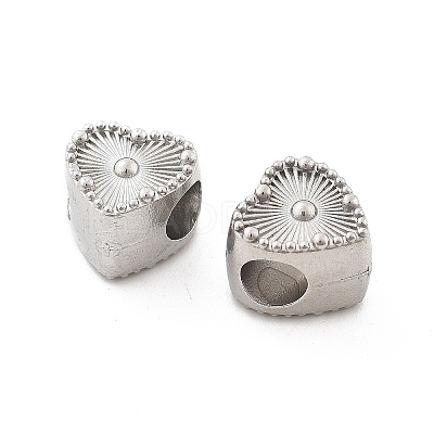 304 Stainless Steel European Beads STAS-M112-03P-05-1