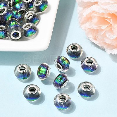 Drawbench Resin European Large Hole Beads DACR-S011-02-1