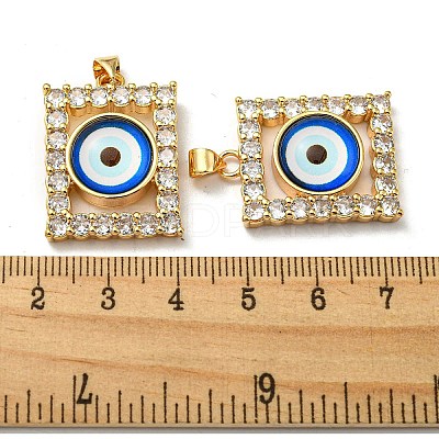 Golden Brass Pendants KK-L209-006G-04-1