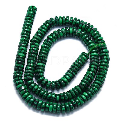 Synthetic Malachite Beads Strands G-K245-B01-02-1