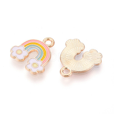 Alloy Enamel Charms X-ENAM-T022-26-1