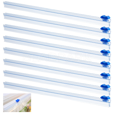 Plastic Reusable Cling Film Slide Cutter AJEW-WH0248-192-1