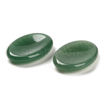 Natural Green Aventurine Oval Worry Stone G-R487-01G-1