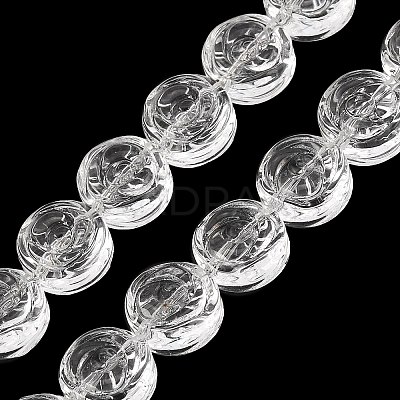 Baking Paint Transparent Glass Beads Strands GL-CBA2ED2-04E-1
