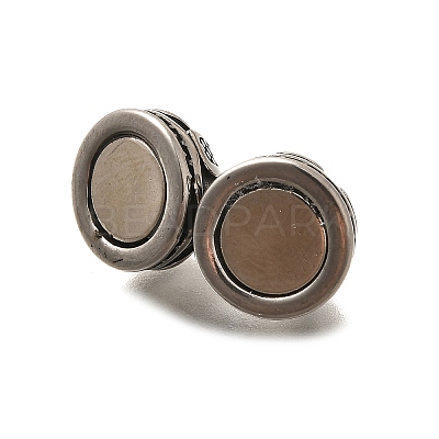 304 Stainless Steel Magnetic Clasps STAS-R140-21AS-1