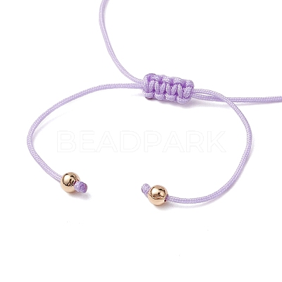 Gemstone Braided Bead Bracelet Sets BJEW-JB11013-1