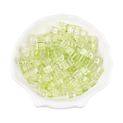 Baking Paint Transparent Glass Beads DGLA-N005-01A-06-1