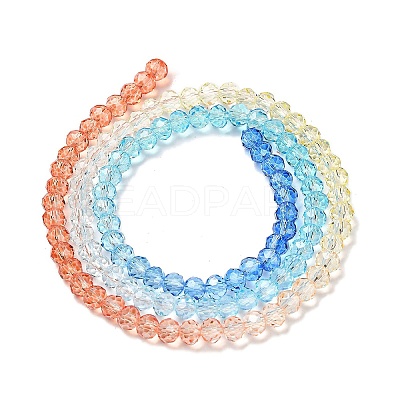 Transparent Painted Glass Beads Strands LS-DGLA-A034-T3mm-A13-1