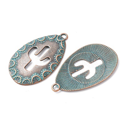 Tibetan Style Alloy Pendants X-FIND-B055-02C-1