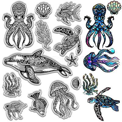 Plastic Stamps DIY-WH20018-0276-1