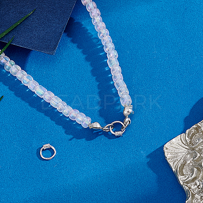 4Pcs Sterling Silver Locking Carabiner FIND-PH0026-94P-1