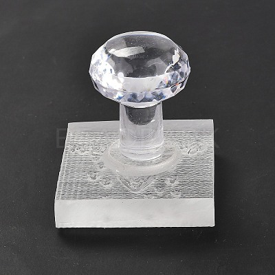 Clear Acrylic Soap Stamps DIY-XCP0003-55-1
