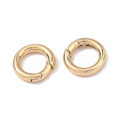 SHEGRACE Brass Spring Gate Rings XGRQ58246-763G-1